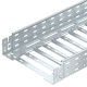 SKSM 850 FS 6059540 OBO BETTERMANN Cable tray SKSM perforated with quick connector, 85x500x3050, Strip-galva..