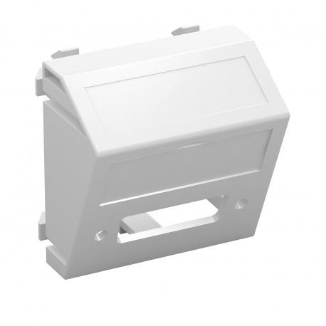 MTS-DV O RW1 6104790 OBO BETTERMANN Tome multimídia, DVI, sem tomada de ligação, 45x45mm, puro branco, 9010,..