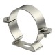 733 29 VA 1362062 OBO BETTERMANN Die Entfernung Sattel mit Schlitz, 24-29mm, Edelstahl, Klasse 304, VA, 1.43..