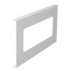 D2-3 150RW 6194206 OBO BETTERMANN Plaque de montage triple prise, 150x300mm, blanc pur, 9010, du chlorure de..