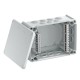 T 350 KL 2007448 OBO BETTERMANN Junction box with terminal strip + entries, 285x201x120, Light grey, 7035, P..