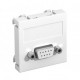 MTG-DB9 S RW1 6104634 OBO BETTERMANN Prendere multimediale, D-Sub 9, con connessione a vite, 45x45mm, bianco..