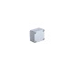 Mx 080705 LGR 2011308 OBO BETTERMANN scatola vuota di alluminio, 80x75x57, grigio chiaro, RAL 7035, vernicia..