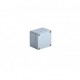 Mx 080705 LGR 2011308 OBO BETTERMANN scatola vuota di alluminio, 80x75x57, grigio chiaro, RAL 7035, vernicia..