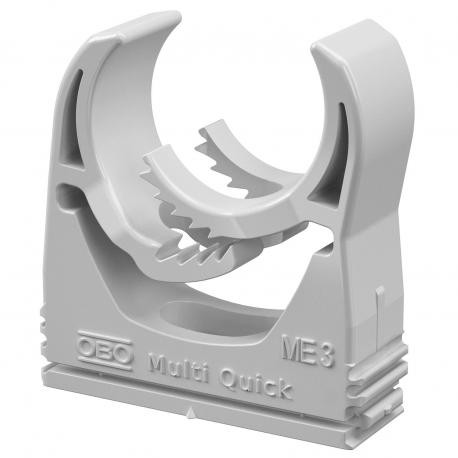 M-Quick M32 LGR 2153734 OBO BETTERMANN Clip Multi-Quick, 25-32mm, gris clair, RAL 7035, Polyamide, PA