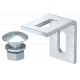 BW 60 40 FT 6019560 OBO BETTERMANN angular de fixação 60x60x40, galvanizado a quente, DIN EN ISO 1461 Aço St