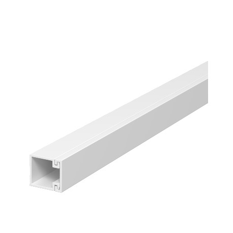 WDK15015RW 6191002 OBO BETTERMANN Wall trunking system with floor knock-outs, 15x15x2000, Pure white, 9010, ..