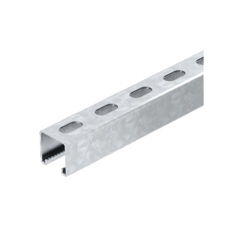 MS 41 L 3M FT 1122622 OBO BETTERMANN Perfil, perfor., ancho de ranura 22mm, 3000x41x41, galvanizado en calie..
