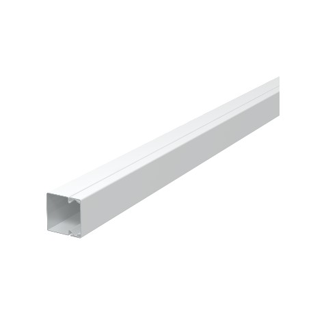 LKM30030RW 6248482 OBO BETTERMANN Cable trunking with floor knock-outs, 30x30x2000, Pure white, 9010, Strip ..