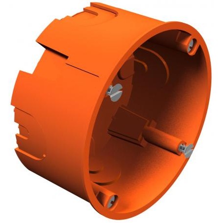 HG 60-35 2003426 OBO BETTERMANN boîte d'appareils, mur creux, Ø68mm, H35mm, orange, Polypropylène, PP