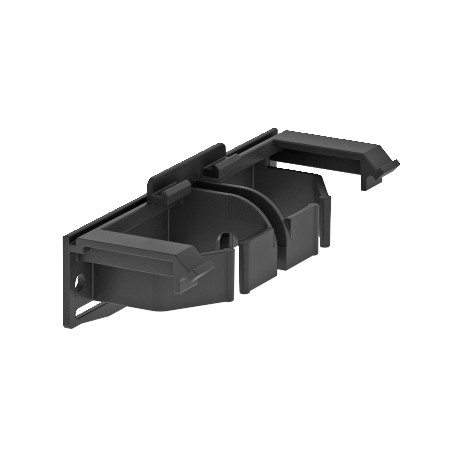 GAD OTA 6115975 OBO BETTERMANN Cover adapter for Design duct, Graphite black, 9011, Polyamide, PA