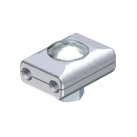 260 8 5315700 OBO BETTERMANN conector paralelo, 8x8mm, electrozincadas, DIN 50961, zinco fundido, Zn