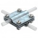 254 DIN 8-10 FT 5314038 OBO BETTERMANN Cross-connecteur, 8-10mm, galvanisé à chaud, DIN EN ISO 1461 acier St