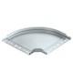 RBM 90 330 FS 6041014 OBO BETTERMANN Curva de 90° RBM 90 330 FS, con conexión rápida 35x300 Acero, St galvan..