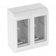 WG-AK RW 6109900 OBO BETTERMANN Modalnet, configuration de base R & D, 120x130x64, blanc pur, 9010, Polyca..