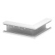 GS-SA70110RW 6277010 OBO BETTERMANN External corner symmetrical, 70x110mm, Pure white, 9010, Steel, St