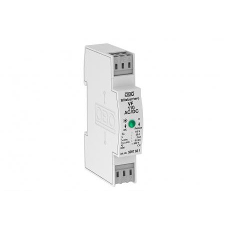 VF110-AC DC 5097631 OBO BETTERMANN Blitzbarriere für AC und DC, 110 V AC,