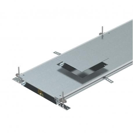 OKA-W4006050D9 7424720 OBO BETTERMANN Fußbodenbündigen Kanaleinheit für Serviceeinheit GES9, 2400x400x60, ba..