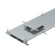 OKA-W5006050D9 7424722 OBO BETTERMANN canal Flushfloor pour conj. portam. GES9, 2400x500x60, bande galvanisé..