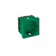 STD-D0 MZGN1 6120012 OBO BETTERMANN Toma eléctrica 0°, simple STD-D0 MZGN1, conexión a tierra 250V, 10/16A P..