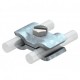 259 A FT 5315514 OBO BETTERMANN Borne paralelo 259 A FT 10-20mm Acero, St Galvanizado por inmersión en calie..