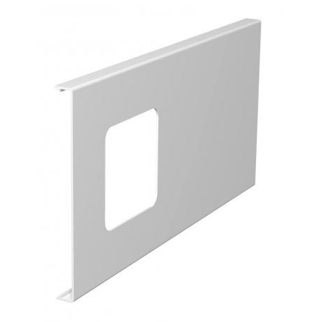 D2-1 150RW 6194052 OBO BETTERMANN Plaque simple prise de montage, 150x300mm, blanc pur, 9010, du chlorure de..