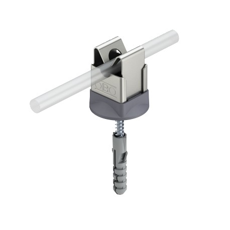 177 20 VA B-HD 5207901 OBO BETTERMANN muro Supporto completo per il conduttore rotondo, acciaio inox 1.4301,..