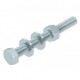 SKS 12X110 F 6418317 OBO BETTERMANN Vite a testa esagonale, tuerc. + Arand. + Anello elastico., M12x110, zin..