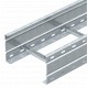 WKLG 1640 FS 6227058 OBO BETTERMANN Vassoio ampio arco, lato perforato, 160x400x6000, banda zincato, DIN EN ..