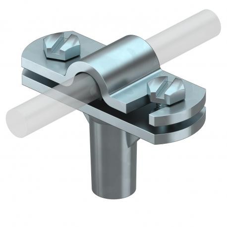 168 DIN-K-M8 5229839 OBO BETTERMANN Soporte para conductor, RD 8-10 con rosca interior M8, 8-10mm, electrozi..