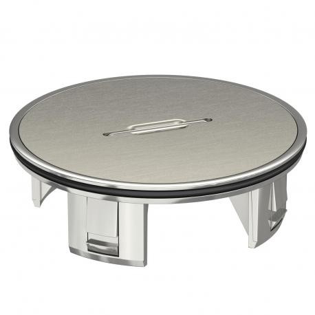TUK2 GV 7428140 OBO BETTERMANN Tubo con copertura Liza bellecedora, ø 110 mm, nichelato, zinco pressofuso, Zn