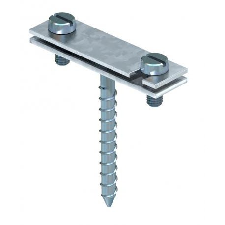 708 30 HG 5030234 OBO BETTERMANN Pince pour FL30, avec des vis en autocar, 30mm, électrozingué, DIN 50961 Ac..