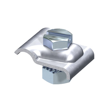 324 S-FT 5326303 OBO BETTERMANN braçadeira do parafuso, parafuso, M8x25mm, galvanizado a quente, DIN EN ISO ..