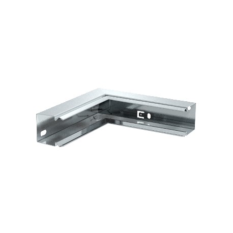 LKM I40040RW 6249167 OBO BETTERMANN angle intérieur, 40x40mm, blanc pur, enduit 9010, bande galvanisé / plas..