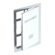 5800 VZ 5106133 OBO BETTERMANN Puerta de registro 5800 VZ, para instalación bajo suelo 230x180x14 Acero, St ..