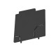 MT45V TW 7408693 OBO BETTERMANN Barrier strip for Modul 45 mounting box, Graphite black, 9011, Polyamide, PA