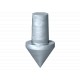 1819 25BP 3041956 OBO BETTERMANN Earthing tip for earther, 25mm, Hot-dip galvanised, DIN EN ISO 1461, Cast i..