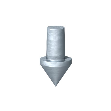 1819 25BP 3041956 OBO BETTERMANN picos ponta terra para ST e BP, 25mm, sistemas galvanizado a quente, DIN EN..