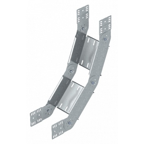 RGBV 160 FS 7006717 OBO BETTERMANN Curva verticale articolato, 110x600, Strip-zincato a norma DIN EN 10147, ..