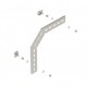 MW 90 SL23VA4301 6016308 OBO BETTERMANN 90 ° pour l'installation du câble C-maille plateau, 230x230, acier i..