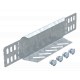 RWEB 640 FS 7109407 OBO BETTERMANN ridotto di chiusura / fine per passerelle, 60x400, striscia zincato, ango..