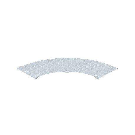 BID 90 200 FT 6239153 OBO BETTERMANN Copertura per curva a 90 °, per la curva LBI 90, B200mm, zincatura a ca..