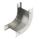 RBV 660 S A4 7006740 OBO BETTERMANN 90 ° vertical, courbe hauteur, 60x600, en acier inoxydable, de grade 316..