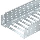 MKSM 120 FS 6059160 OBO BETTERMANN Bandeja portacables MKSM, perforada, con unión rápida, 110x200x3050, galv..