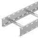 WKLG 1140 VA4301 6311210 OBO BETTERMANN Vassoio ampio arco, lato perforato, 110x400x6000, 1.4301 acciaio ino..