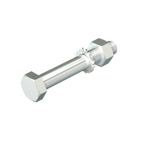 SKS 12X110VA4301 6418376 OBO BETTERMANN Hexagonal tuerca de tornillo, arandelas + arandela dentada, M12x110,..