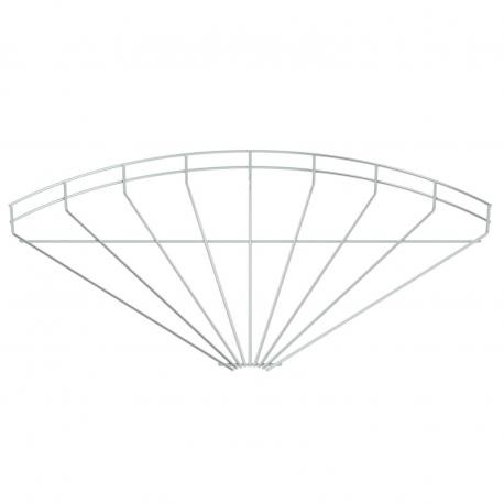 GRB 90 550 G 6001963 OBO BETTERMANN Curve 90 ° griglia vassoio, 55x500, elettrozincato, DIN 50961 Acciaio St