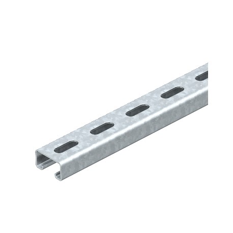 MS 21 L 200 FT 1122933 OBO BETTERMANN Profilschienen perforiert, Schlitzweite 22 mm, 200x41x21, feuerverzink..