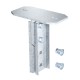 KI 8 VLK FT 6348157 OBO BETTERMANN Placa frontal, p/ perfil IS 8, variable 90º, galvanizado en caliente por ..