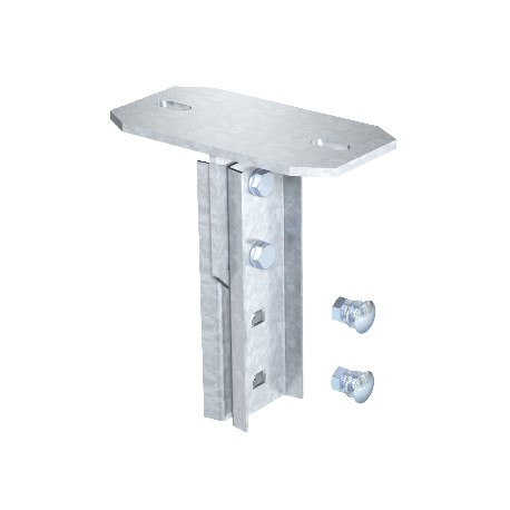 KI 8 VLK FT 6348157 OBO BETTERMANN faceplate, w / perfil é de 8 Variável 90, galvanizado a quente, DIN EN IS..